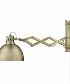 Golden Lighting American Farmhouse Hawthorn 1 Light Articulating Wall Sconce