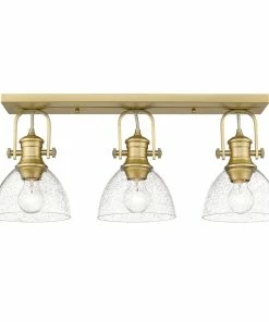 Golden Lighting Hines 3 Light Bath Vanity American Farmhouse