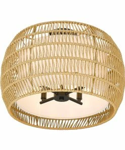Golden Lighting Natural Designs Everly 4 Light Semi-Flush