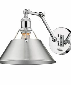Golden Lighting Transitional Looks Orwell 1 Light Articulating Wall Sconce