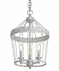 Golden Lighting American Farmhouse Ferris 3 Light Pendant