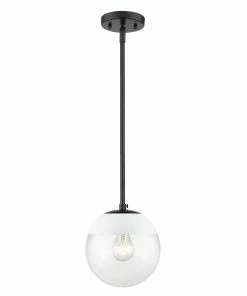 Golden Lighting Dixon Small Pendant With Rod - Closeout