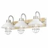 Golden Lighting American Farmhouse Fraser 3 Light Bath Vanity