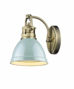 Golden Lighting American Farmhouse Duncan 1 Light Bath Vanity