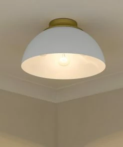 Golden Lighting Zoey Flush Mount American Farmhouse