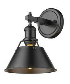 Golden Lighting Orwell 1 Light Bath Vanity American Farmhouse