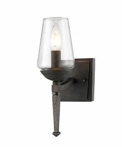 Golden Lighting Marcellis 1 Light Wall Sconce American Farmhouse