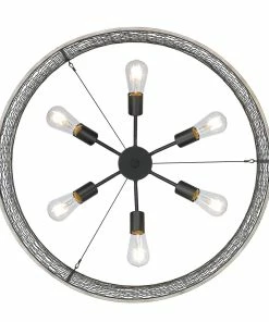 Golden Lighting Bailey 6 Light Chandelier - Closeout