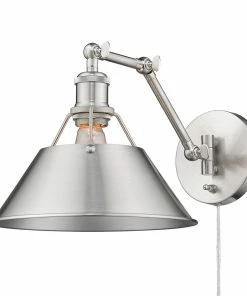 Golden Lighting Transitional Looks Orwell 1 Light Articulating Wall Sconce