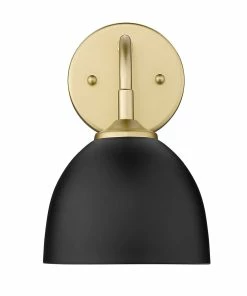 Golden Lighting Zoey 1 Light Wall Sconce American Farmhouse