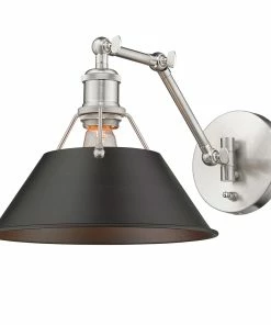 Golden Lighting Transitional Looks Orwell 1 Light Articulating Wall Sconce
