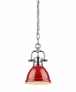 Golden Lighting Transitional Looks Duncan Mini Pendant With Chain - Closeout