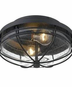 Golden Lighting Seaport Outdoor Flush Mount