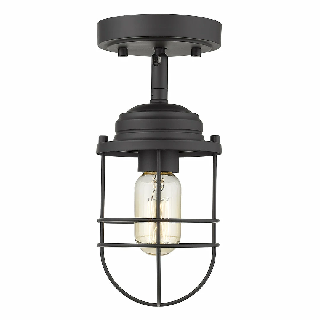 Discount ๐ Golden Lighting Seaport Semi-Flush ๐ 7 Golden Lighting Seaport Semi-Flush