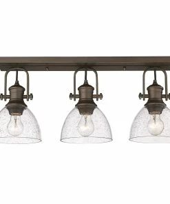 Wholesale ๐ Golden Lighting American Farmhouse Hines 3 Light Semi-Flush โ๏ธ 45 Golden Lighting American Farmhouse Hines 3 Light Semi-Flush