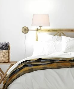 Golden Lighting American Farmhouse Eleanor 1 Light Articulating Wall Sconce