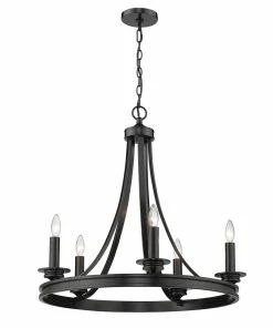 Golden Lighting Saldano 5 Light Chandelier