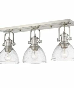 Wholesale ๐ Golden Lighting American Farmhouse Hines 3 Light Semi-Flush โ๏ธ 34 Golden Lighting American Farmhouse Hines 3 Light Semi-Flush