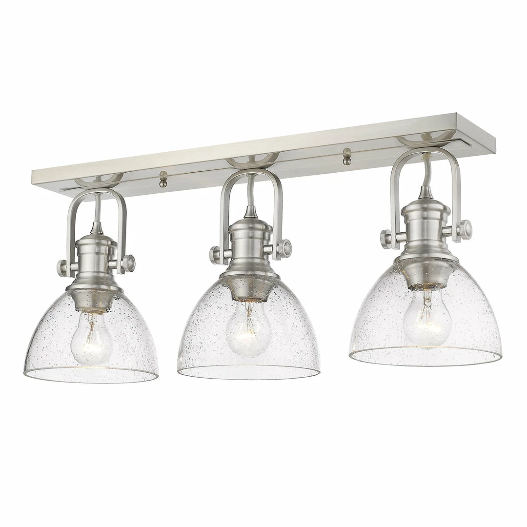 Wholesale ๐ Golden Lighting American Farmhouse Hines 3 Light Semi-Flush โ๏ธ 13 Golden Lighting American Farmhouse Hines 3 Light Semi-Flush