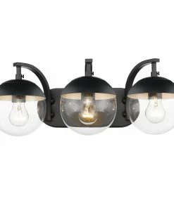 Best Pirce ๐ Golden Lighting American Farmhouse Dixon 3 Light Bath Vanity โ 12 Golden Lighting American Farmhouse Dixon 3 Light Bath Vanity