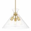 Golden Lighting American Farmhouse Malta 3 Light Pendant