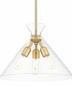 Golden Lighting American Farmhouse Malta 3 Light Pendant