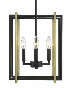 Golden Lighting Transitional Looks Tribeca 4 Light Chandelier