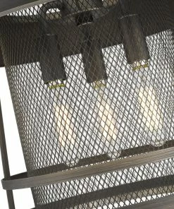 Golden Lighting American Farmhouse Parsons Semi-Flush - Closeout