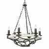 Golden Lighting American Farmhouse Madera 6 Light Chandelier