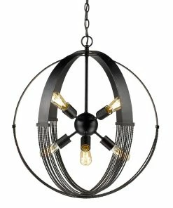 Golden Lighting American Farmhouse Carter 8 Light Pendant - Closeout