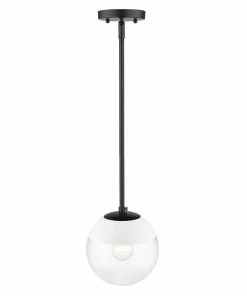 Golden Lighting Dixon Small Pendant With Rod - Closeout