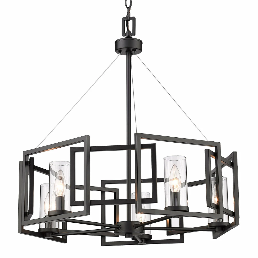 Cheapest ๐ Golden Lighting Marco 5 Light Chandelier ๐ 5 Golden Lighting Marco 5 Light Chandelier