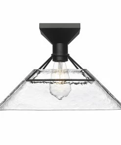 Golden Lighting Kepler Semi-Flush American Farmhouse