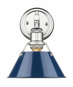 Golden Lighting Orwell 1 Light Bath Vanity American Farmhouse