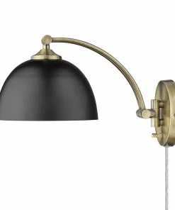 Golden Lighting Rey 1 Light Articulating Wall Sconce