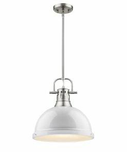 Hot Sale ๐คฉ Golden Lighting Duncan 1 Light Pendant With Rod American Farmhouse ๐ 58 Golden Lighting Duncan 1 Light Pendant With Rod American Farmhouse