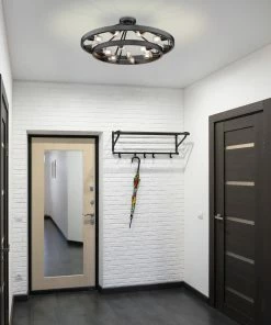 Golden Lighting American Farmhouse Castile 15 Light Semi-Flush