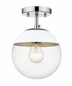 Golden Lighting American Farmhouse Dixon Semi-Flush - Closeout