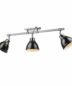 Golden Lighting Duncan Semi-Flush - Track Light - Closeout American Farmhouse