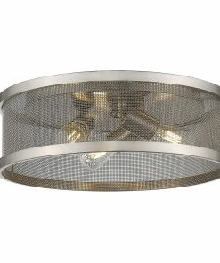 Golden Lighting American Farmhouse Channing Flush Mount - 15