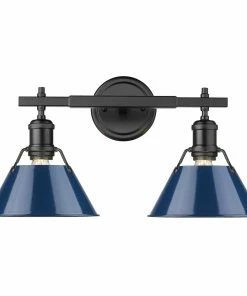 Golden Lighting American Farmhouse Orwell 2 Light Bath Vanity