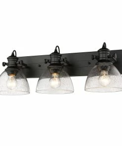 Wholesale ๐ Golden Lighting American Farmhouse Hines 3 Light Semi-Flush โ๏ธ 30 Golden Lighting American Farmhouse Hines 3 Light Semi-Flush