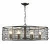 Golden Lighting American Farmhouse Bijoux 8 Light Chandelier