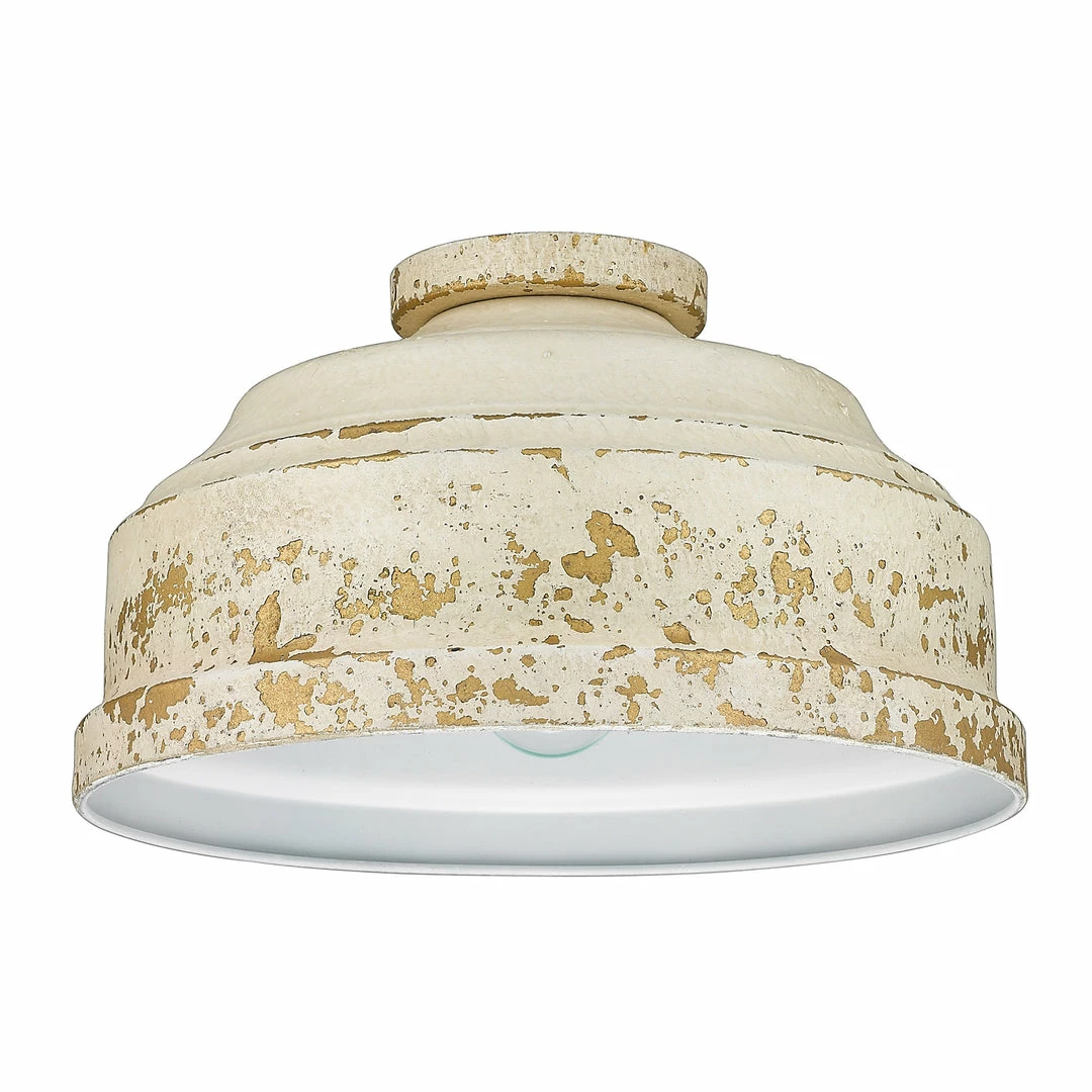Cheap ๐งจ Golden Lighting American Farmhouse Keating Flush Mount ๐ 9 Golden Lighting American Farmhouse Keating Flush Mount