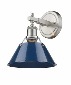 Golden Lighting Orwell 1 Light Bath Vanity American Farmhouse