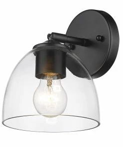 Golden Lighting Roxie Semi-Flush American Farmhouse