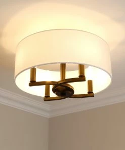 Golden Lighting Eliana 4 Light Semi-Flush