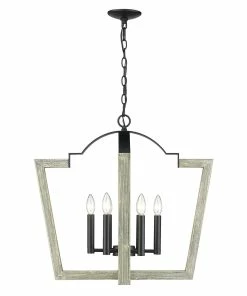 Golden Lighting Regan 6 Light Chandelier - Closeout American Farmhouse