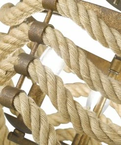 Golden Lighting Marissa Semi-Flush American Farmhouse