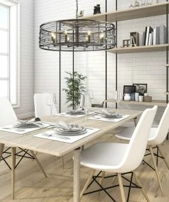 New ๐งจ Golden Lighting American Farmhouse Bijoux 8 Light Chandelier โ๏ธ 11 Golden Lighting American Farmhouse Bijoux 8 Light Chandelier